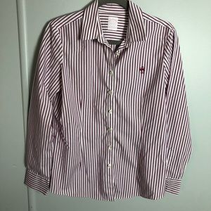 Brooks Brother’s Purple Striped Button Down Sz 10